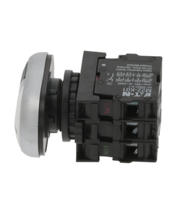 Intrerupator, buton pornit/oprit masina de tocat carne, fierastrau oase FIMAR, montare pe Ø22mm, alimentare 230V 6A 