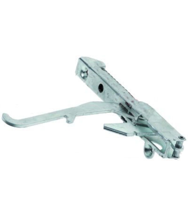 Balama usa cuptor, lungime levier 126mm, montare pe 118mm, grosime arc 3,7mm, se monteaza pe partea stanga