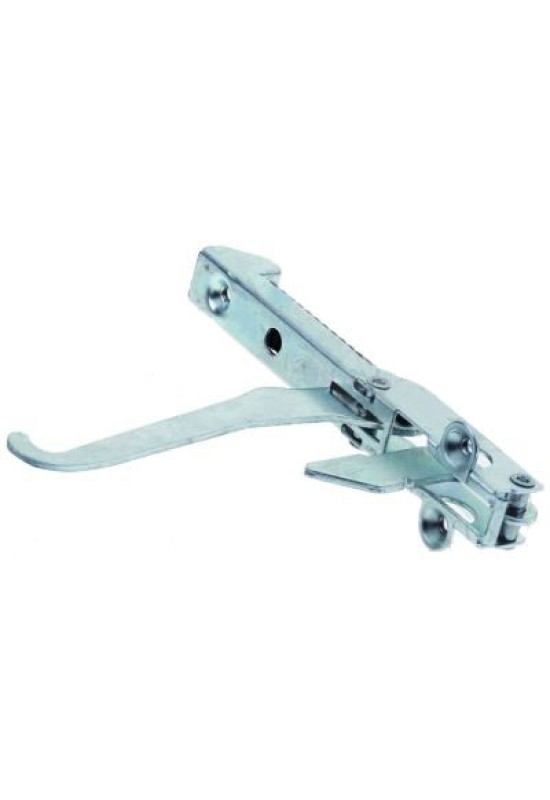 Balama usa cuptor cu montare stanga/dreapta, distanta intre gaurile de montare 118mm, lungime levier 125mm. Pentru OLIS, BAKE-OFF, UNOX, GARBIN, Küppersbusch, ROLLER-GRILL