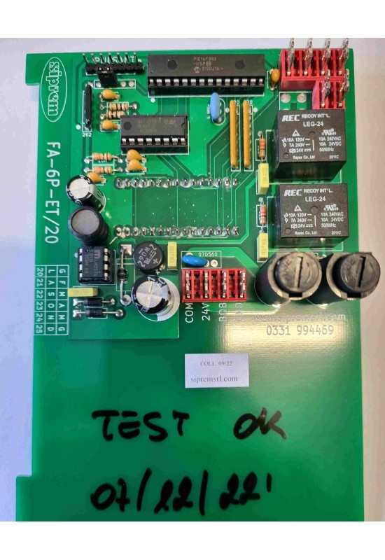 Placa electronica de comanda masina curatat cartofi, scoici FAMA 