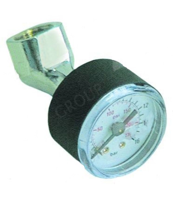 Manometru verificare presiuni de erogare, presiuni masurate 0-16bar, diametrul de Ø40mm, fixare pe filet de 3/8”