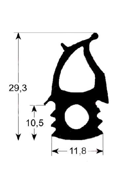 Garnitura usa cuptor Electrolux profil 2760, latime 480mm, lungime 755mm