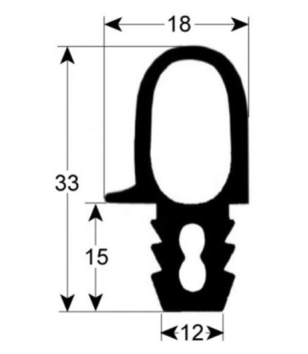 Garnitura termica usa cuptor Palux 775x520mm