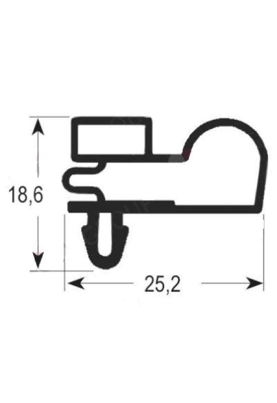 Garnitura refrigerare masa frigorifica Desmon, Diamond, Modular  dimensiuni 625x415mm 