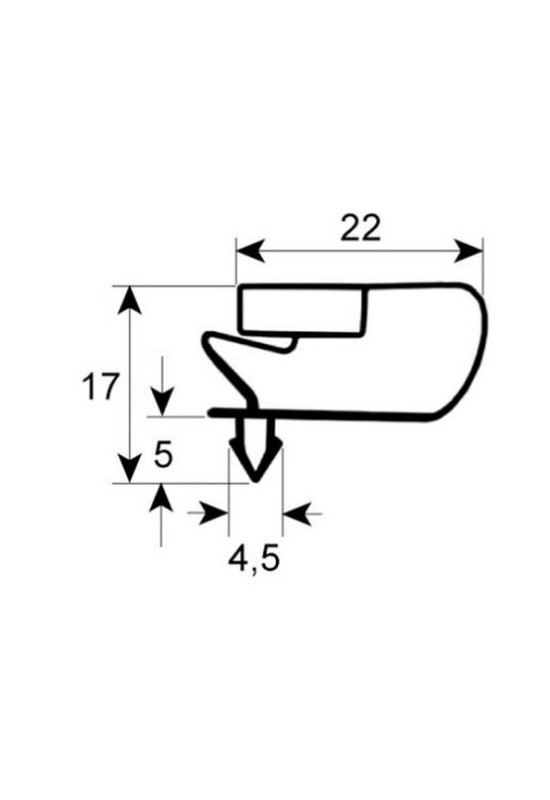 Garnitura usa frigider INOMAK CB170