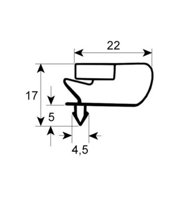Garnitura usa frigider INOMAK CB170