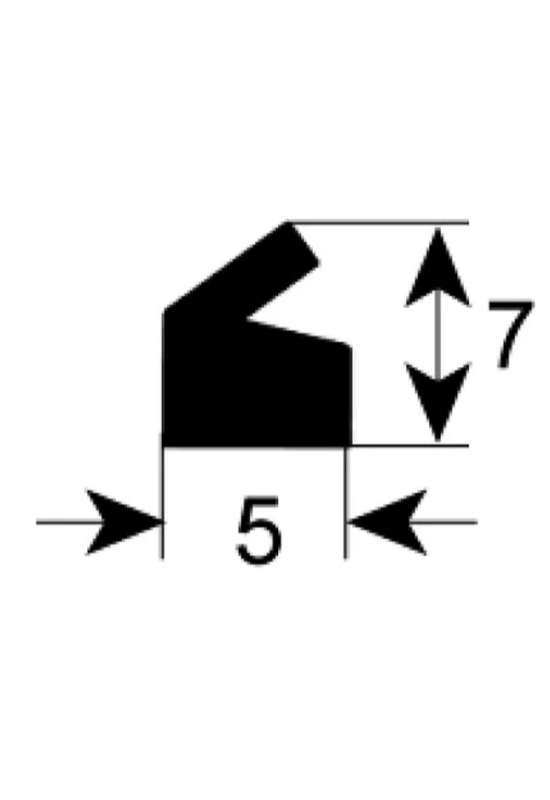 Garnitura silicon capac masina vidat, aparat taiat legume Sammic, lungime 1700mm