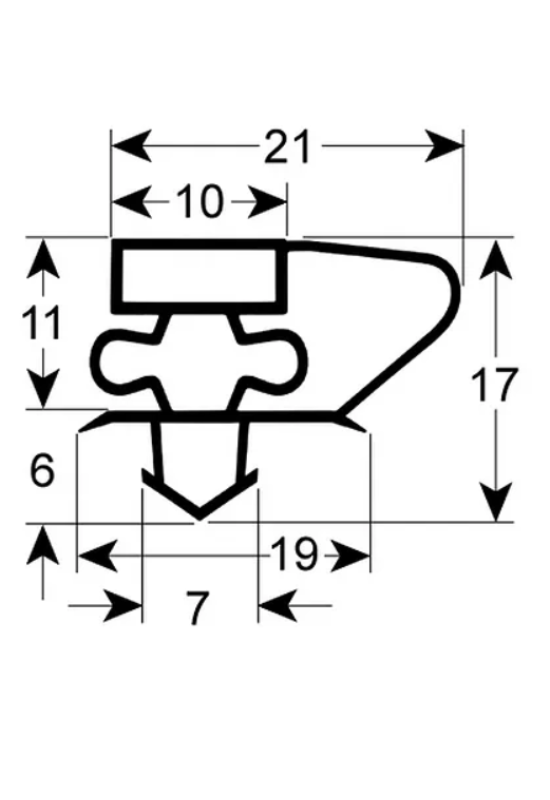 Garnitura usa frigider, dulap frigorific Metro Professional, 1537x590mm