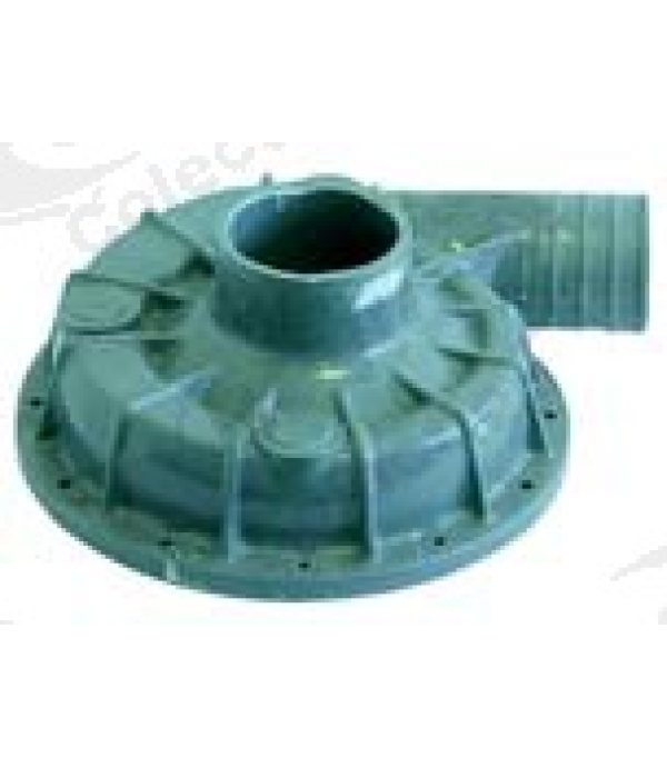 Capac pompa de spalare pentru masina spalat vase. Model FIR, tip B257.1605, diametru exterior 160mm, interior 125mm, intrare de 45mm si iesire de 40mm
