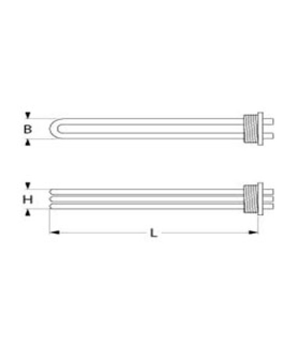 Rezistenta boiler masina de spalat vase MEIKO