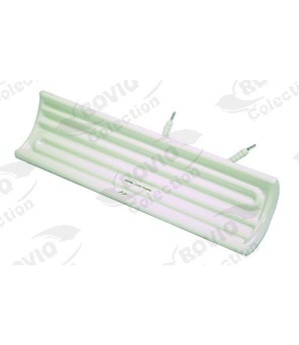 Rezistenta ceramica, putere 400W, alimentare 230V, dimensiuni  L-245mm, l-60mm, cabluri de alimentare izolate ceramic