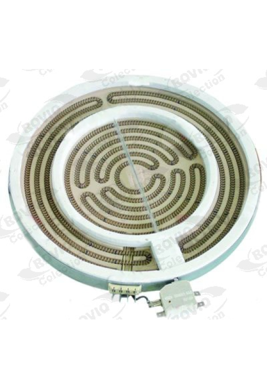 Rezistenta ceramica, diametrul de 300mm, putere 3400W, 2 circuite cu termostat inclus