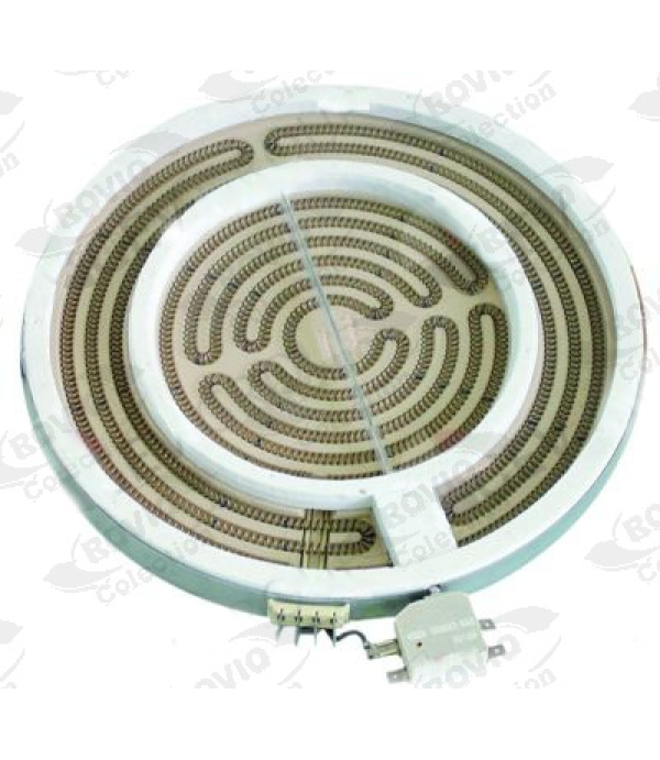 Rezistenta ceramica, diametrul de 300mm, putere 3400W, 2 circuite cu termostat inclus