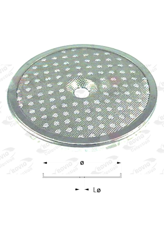 Sita dus cap expresor cu diametru exterior 56,5mm, inaltime(H)-4,5mm, cu gaura de fixare surub de 5,3mm