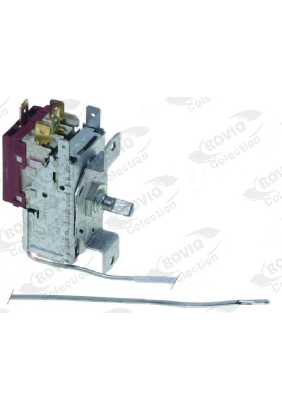 Termostat de lucru pentru evaporator, tip RANCO,  K61L1508, K61L1508 Ranco, pentru masina de gheata Scotsman, Simag, lungime capilar 1800mm si diametru de 2mm