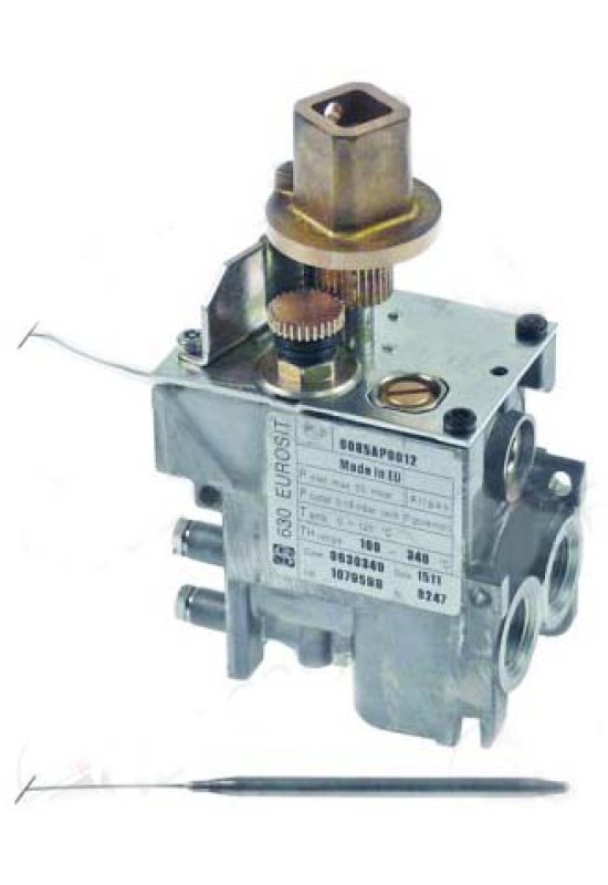 Valva gaz termostata EUROSIT 630 cod 0630349, 100-340°C, plita, grill, tigaie basculanta AngeloPo, Olis