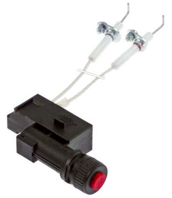 Aprindere piezoelectrica cu suport baterie si doi electrozi