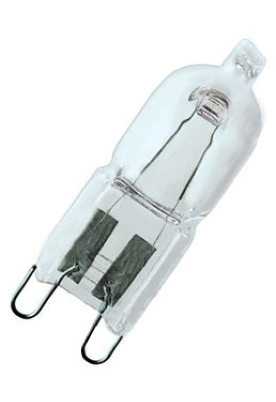 Bec halogen pentru lampa cuptor pentru soclu G9 putere 40W 230V temperatura maxima de lucru 300°C