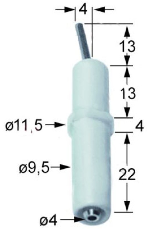 Electrod aprindere flacara pilot JUNKERS tip CB505101