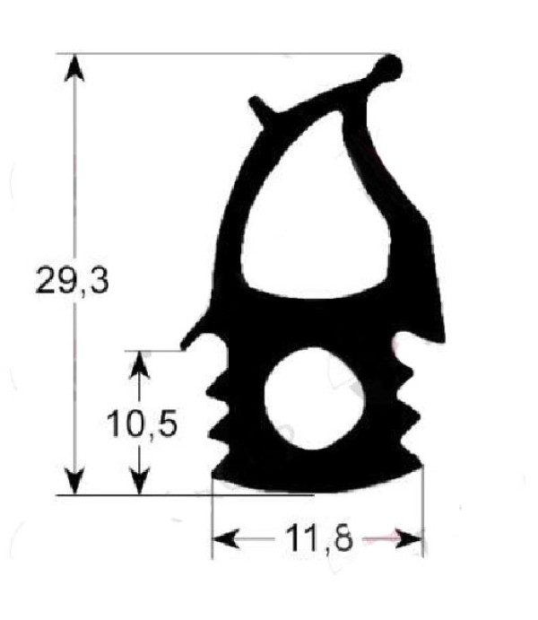 Garnitura usa cuptor ELECTROLUX , profil 2760, dimensiuni 1460x660mm