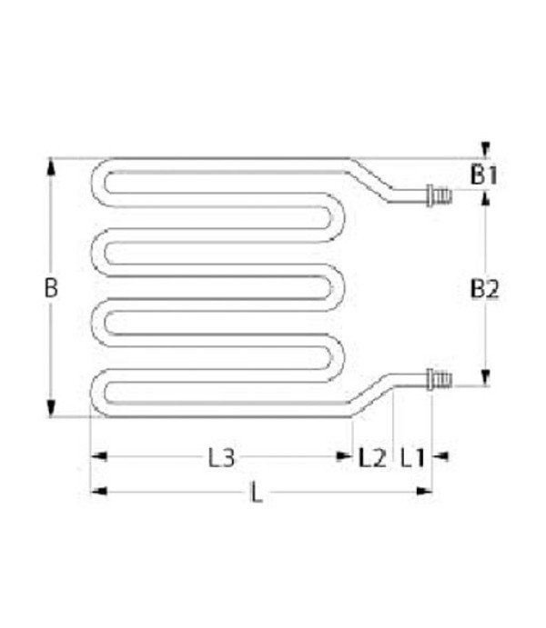 Rezistenta cuptor pizza FAGE, putere 2000W