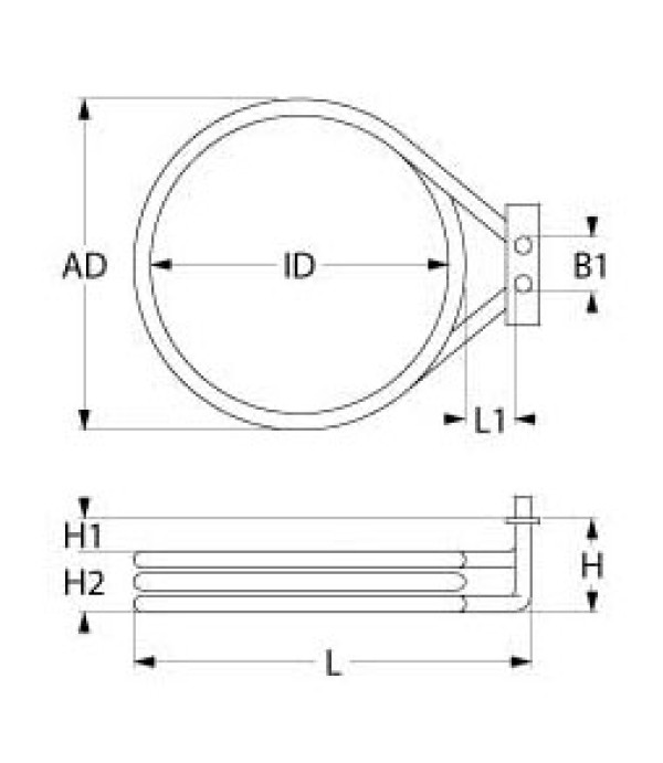 Rezistenta cuptor UNOX COOKMAX putere 2900W
