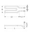 Rezistenta electrica  pentru masina spalat vase, 2200W, alimentare 220V, lungime- 403mm, latime- 138mm, filet M14x1. Pentru ELECTROLUX, ZANUSSI modelele LS510, LS520, LS521, LS540. Coduri producator 046284, 047507, 047848, 047506