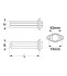 Rezistenta boiler expresor, putere 1450W, alimentare 230V, 1 circuit, lungime 132mm. Pentru expresoare ASTORIA, VFA-EXPRESS