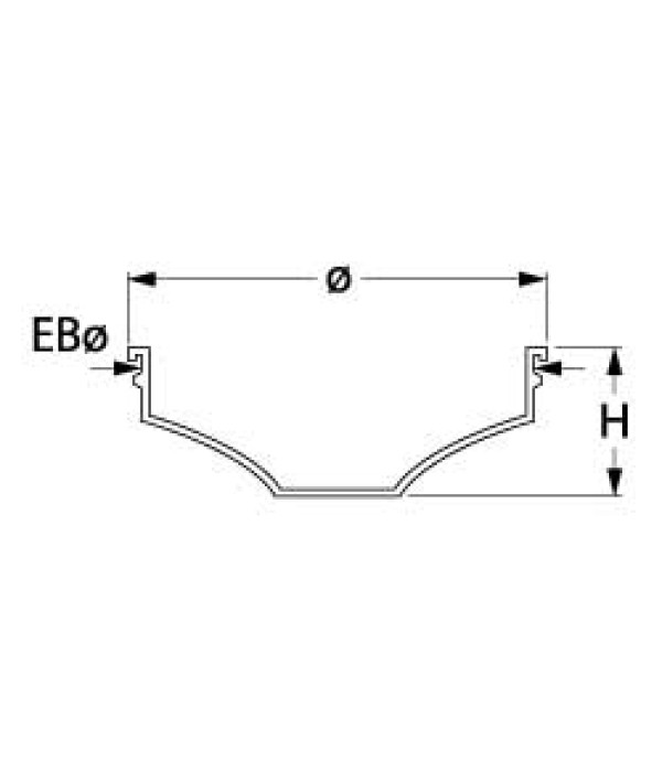 Filtru orb, blind, pentru curatare grupuri espressoare, diametrul exterior de 70mm, montare pe diametru de 60mm