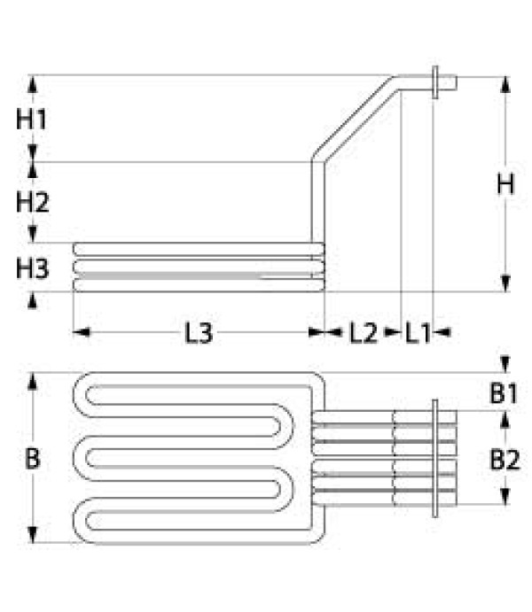 Rezistenta friteuza Baron, Olis putere 13000W, 230/400V
