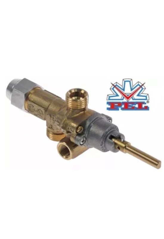 Robinet gaz PEL 21S pentru aragaz, masina de gatit Mareno, Olis, Silko, Ascaso  