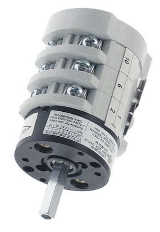 Intrerupator, comutator rotativ 3 pozitii, 0-1-2, 6 contacte espressor Mastro, Elektra, Fiamma