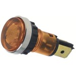 Lampa indicare tensiune, galbena, ø12mm, 400V