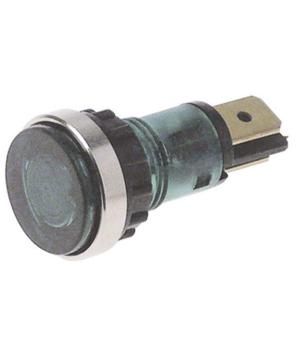 Lampa indicare tensiune, verde, ø12mm, 400V