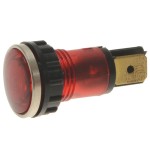 Lampa indicare tensiune, rosie ø12mm, 400V