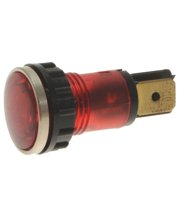 Lampa indicare tensiune, rosie ø12mm, 400V