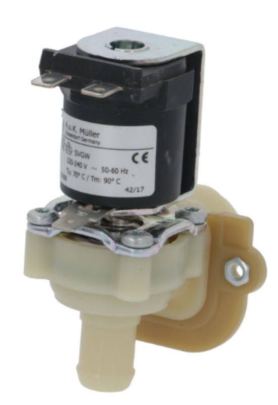 Electrovalva apa unghiulara Muller, 1 iesire de 14.5mm, 230V