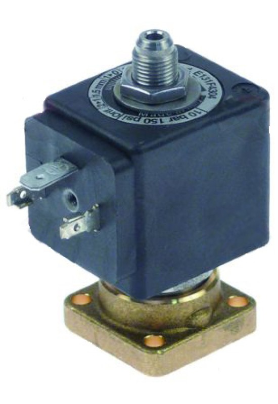 Electrovalva grup cu 3 cai, flansa patrata, producator LUCIFER  bobina DZ06S6, alimentare 230V