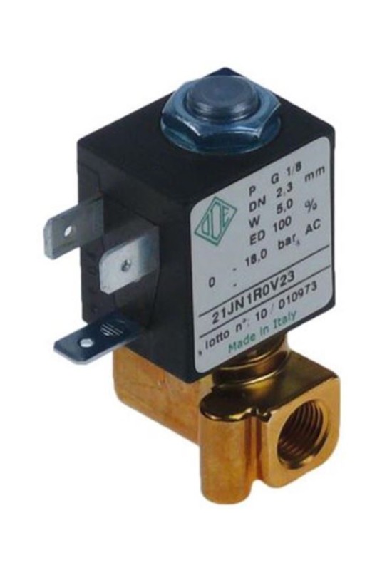 Electrovalva ODE tip 21JN1R0V23 bobina  LBA05230AS cu 2 cai pentru expresor