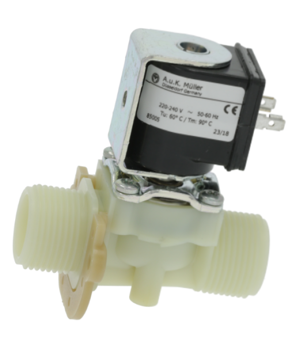 Electrovalva apa Muller, intrare/iesire de 3/4", 220-240V