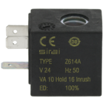 Bobina electrovalva Sirai Z614A, 24VAC