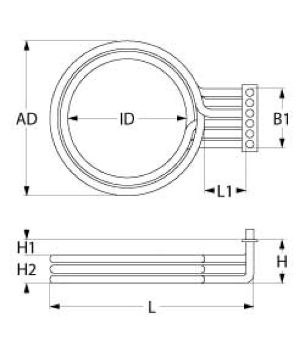 Rezistenta cuptor convectie  RETIGO model IC2W DA6