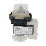 Pompa golire masina vase Hobart,  Hanning tip BE20B2-083, 230V, 65W fara capac