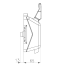 Maner usa camera frigorifica tip 13CIN cu montare pe interior